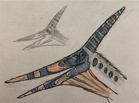 Pteranodon head profile by MakairodonX on DeviantArt
