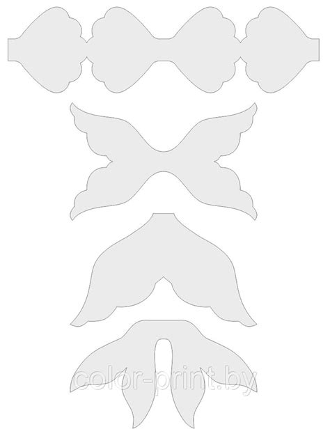 шаблоны для бантов - Поиск в Google | Bow template, Diy leather bows ...