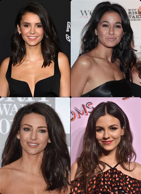Victoria Justice And Nina Dobrev And Emmanuelle Chriqui