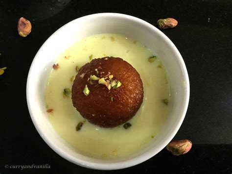 Gulab Jamun with Instant Rabri Recipe - CurryandVanilla