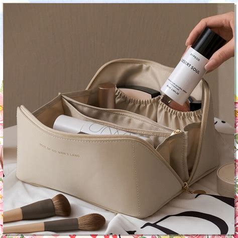 jual pouch cosmetic bag tas kosmetik pu women travel   organizer
