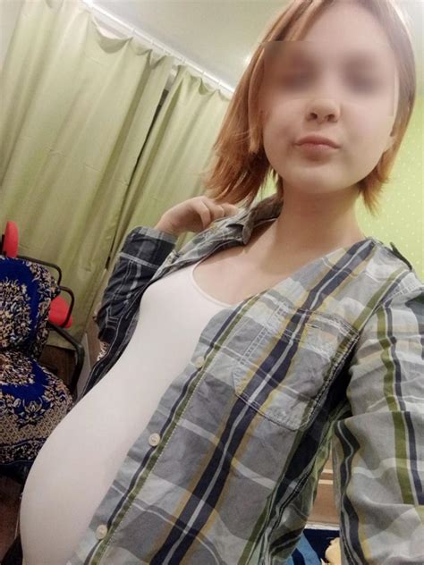 Russian teen ‘who fell pregnant to 10-year-old’ shows off baby bump
