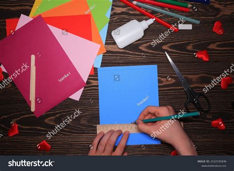 Creativity Diy Step By Step Instructions Stock Photo 2122335836 ...