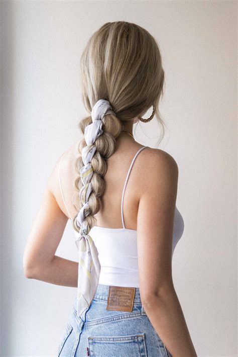 Braided Ponytail Hairstyles Hair Braided Into A Ponytail Pictures