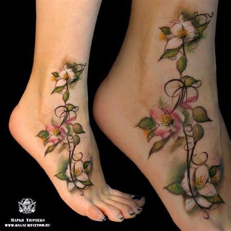 10 Splendid Jasmine Flower Tattoos | Tattoodo Flower Tattoo Meanings ...