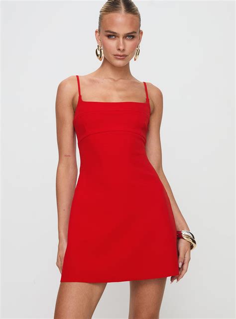 Rousselet Mini Dress Red | Princess Polly USA