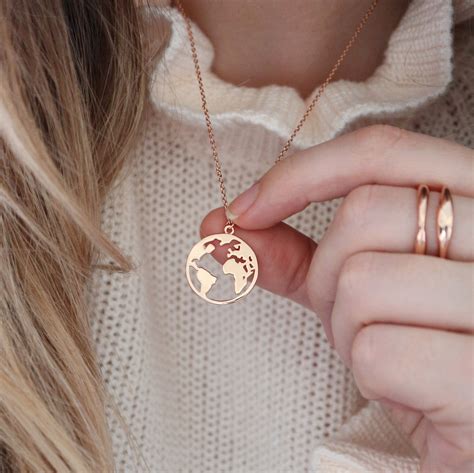 World Map Coin Necklace – Junk Jewels