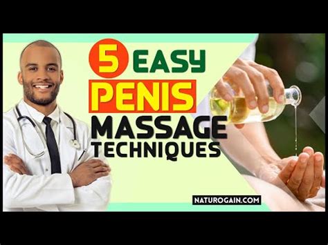 How to Massage Your Penis Correctly to Cure Erectile Dysfunction - YouTube
