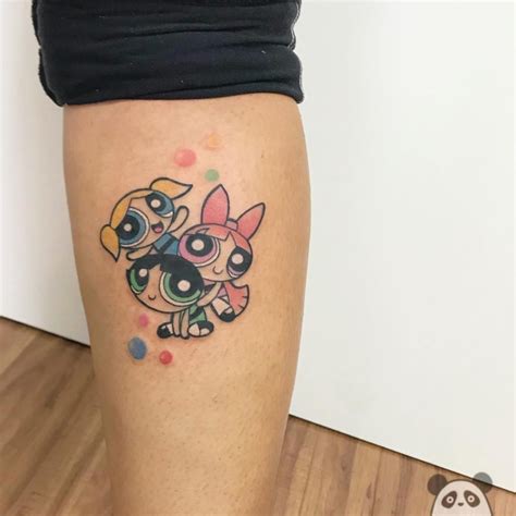 Tatuagem Meninas Super Poderosas Preto E Branco - As Meninas Super Poderosas - Tattoo | Tatuagens