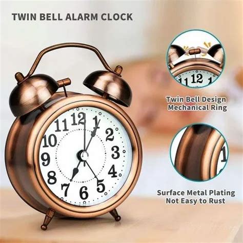 copper alarm clock size  cm  rs piece  surat id