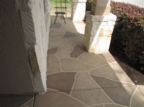 Simple Concrete Patio Paint Designs