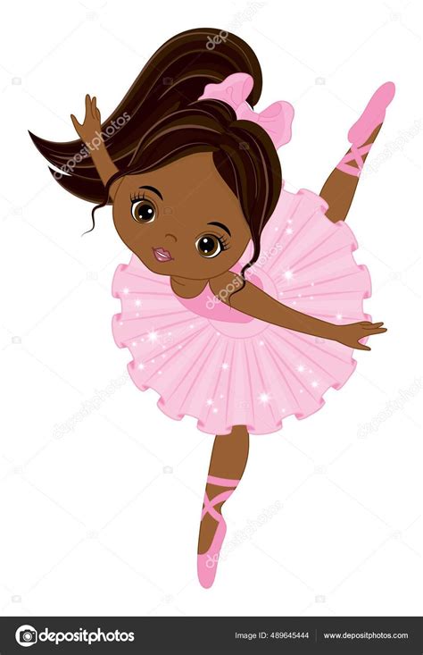 Vector African American Beautiful Ballerina Stock Vector by ©marlenes9 ...