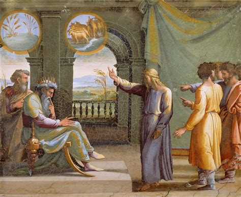 Иосиф толкует сны фараона (картина) — Рафаэль Санти
