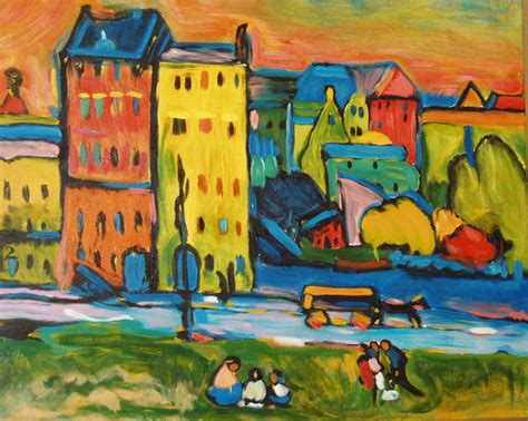 Wassily Kandinsky Houses in Munich 1908 | Wassily kandinsky, Kandinsky ...