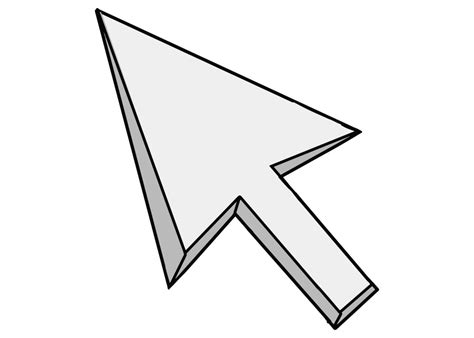 white mouse pointer  vector art  vecteezy