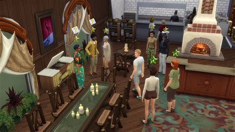 Открытие ресторана / Sims 4