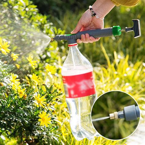 tureclos high pressure air pump manual sprayer adjustable drink bottle