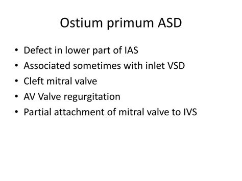 echo assessment  atrial septal defect powerpoint