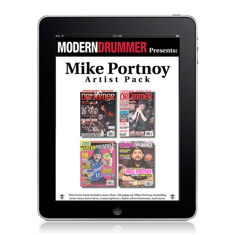 Mike Portnoy Artist Pack (Digital) - Modern Drummer Magazine