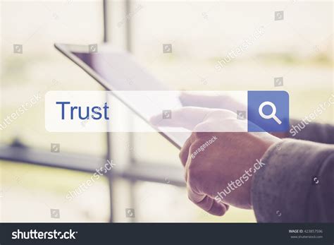 trust concept stock photo edit