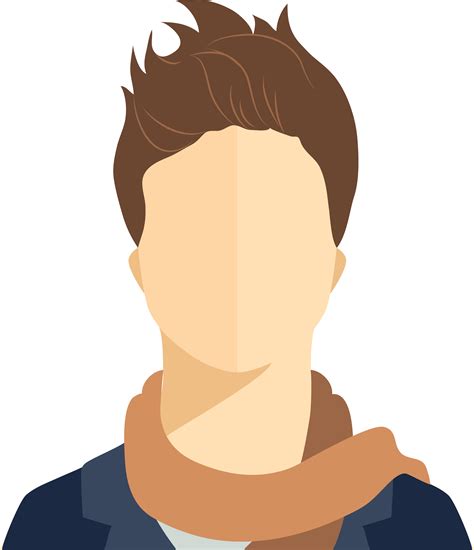 Male Avatar Digital Illustration Flat Design Free PNG | PNG All
