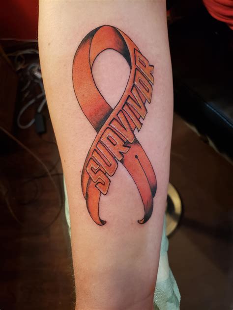 Leukemia Ribbon Tattoos