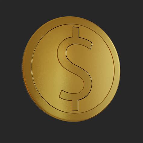 Gold Coin 3D Model | Free 3D Model | TextureCan