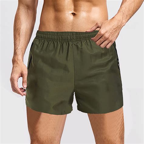 PEONAVET Mens Swim Trunks 5" Quick Dry Bathing Suits for Men Swim