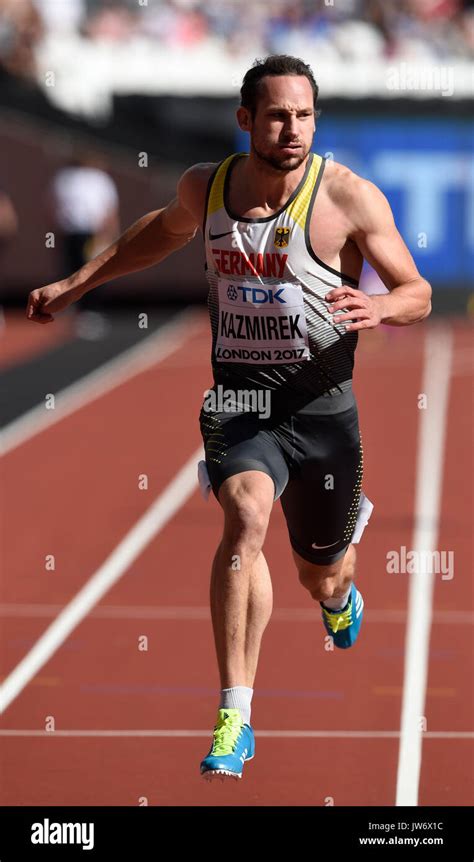 London, UK. 11th Aug, 2017. German decathlete Kai Kazmirek in action ...