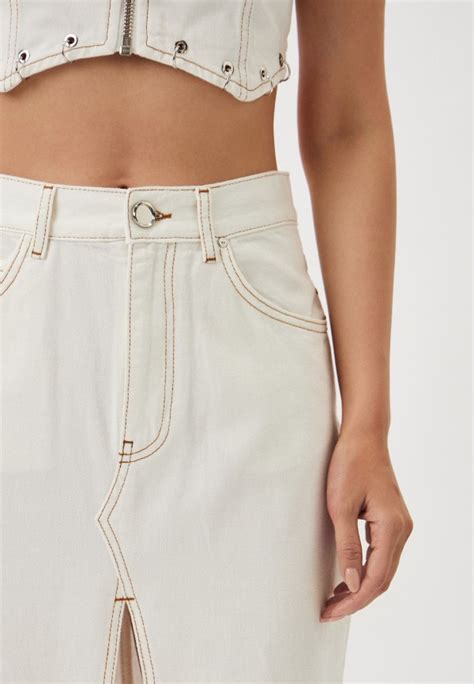 Юбка джинсовая Pinko, цвет: белый, RTLADN487801 — купить в интернет ...