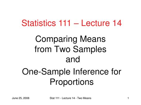 comparing means   samples powerpoint