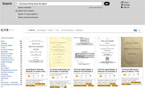 Search Full-Text within 4M+ Books | The Open Library Blog