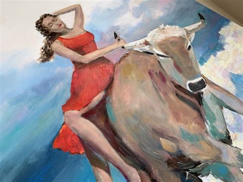 Obraz «Porwanie Europy», Oleksandra Dzhurenko - Jose Art Gallery