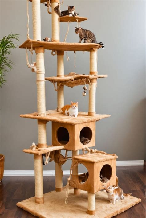 15 DIY Cat Tower Ideas [Make At Home]