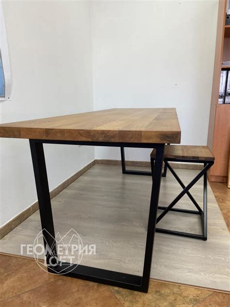 Столы из металла и дерева - Геометрия LOFT