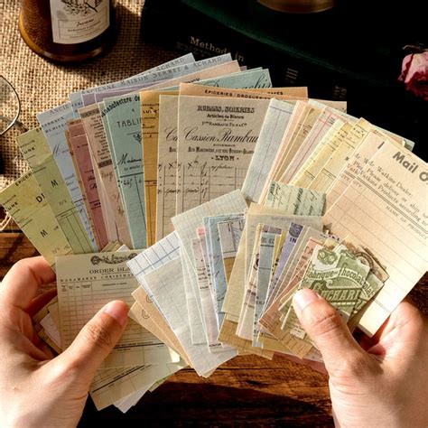 Vintage Scrapbooking Paper Pack | Kawaii Pen Shop