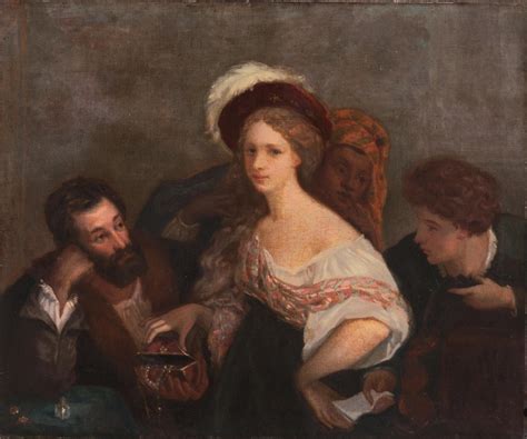 P. Lagiere - 'The Young Courtesan', 19th Century French School, French ...