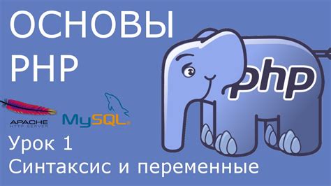Основы PHP - урок 1. Локальный веб-сервер, синтаксис программ ...
