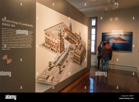 Ellis Island Immigration Museum New York center NY Stock Photo - Alamy