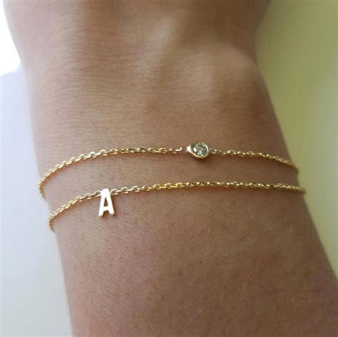 Best Gold Letter Bracelets at Milla Levi blog