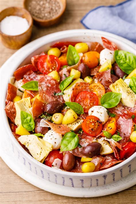 Authentic (and Low Carb) Keto Italian Antipasto Salad - Keto Pots