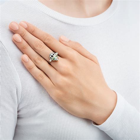 Кольцо «Арлекин», голубое — FilLart