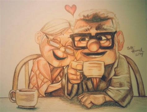 Wonderful love story.Carl and Ellie ♥ by Beth Hummel | Cosas lindas ...