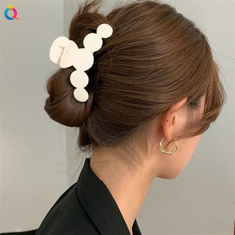 Badu.bg Корейски жени Кафе Бежови Средно големи нокти за коса Акрилни ...