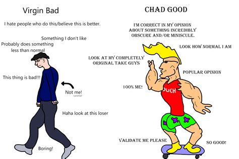 Virgin Bad vs Chad Good : r/virginvschad