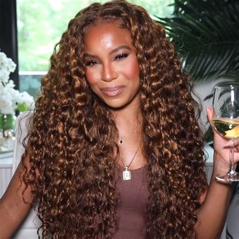 Klaiyi Piano Brown Highlight Water Wave 13x4 Pre everything Ear to Ear