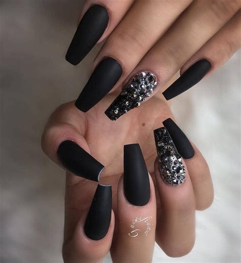 Review Of Matte Black Nail Designs References - inya-head