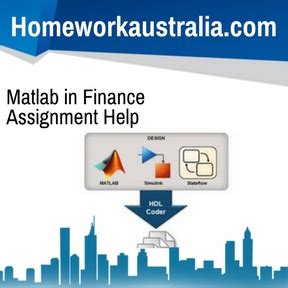 matlab  finance assignment   homework  australian