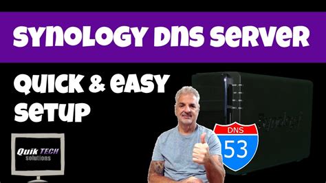 How To Set Up A DNS Server On A Synology NAS - YouTube