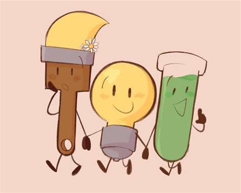 Inanimate insanity Paintbrush Lightbulb and Test Tube | Objects, Art ...